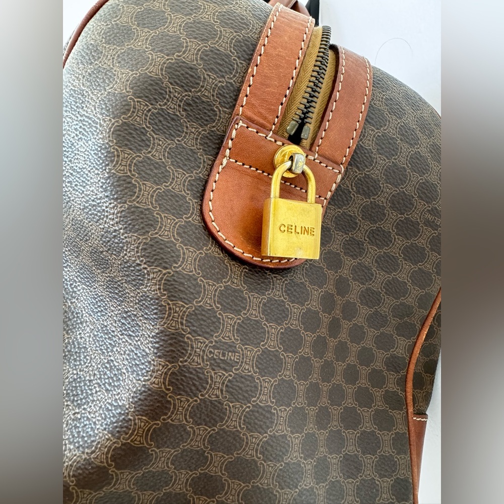 Celine vintage Dark Brown Monogram Duffel Bag - Picture 14 of 15